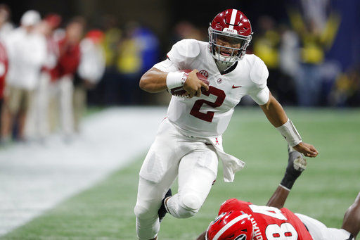 Jalen Hurts in 2018